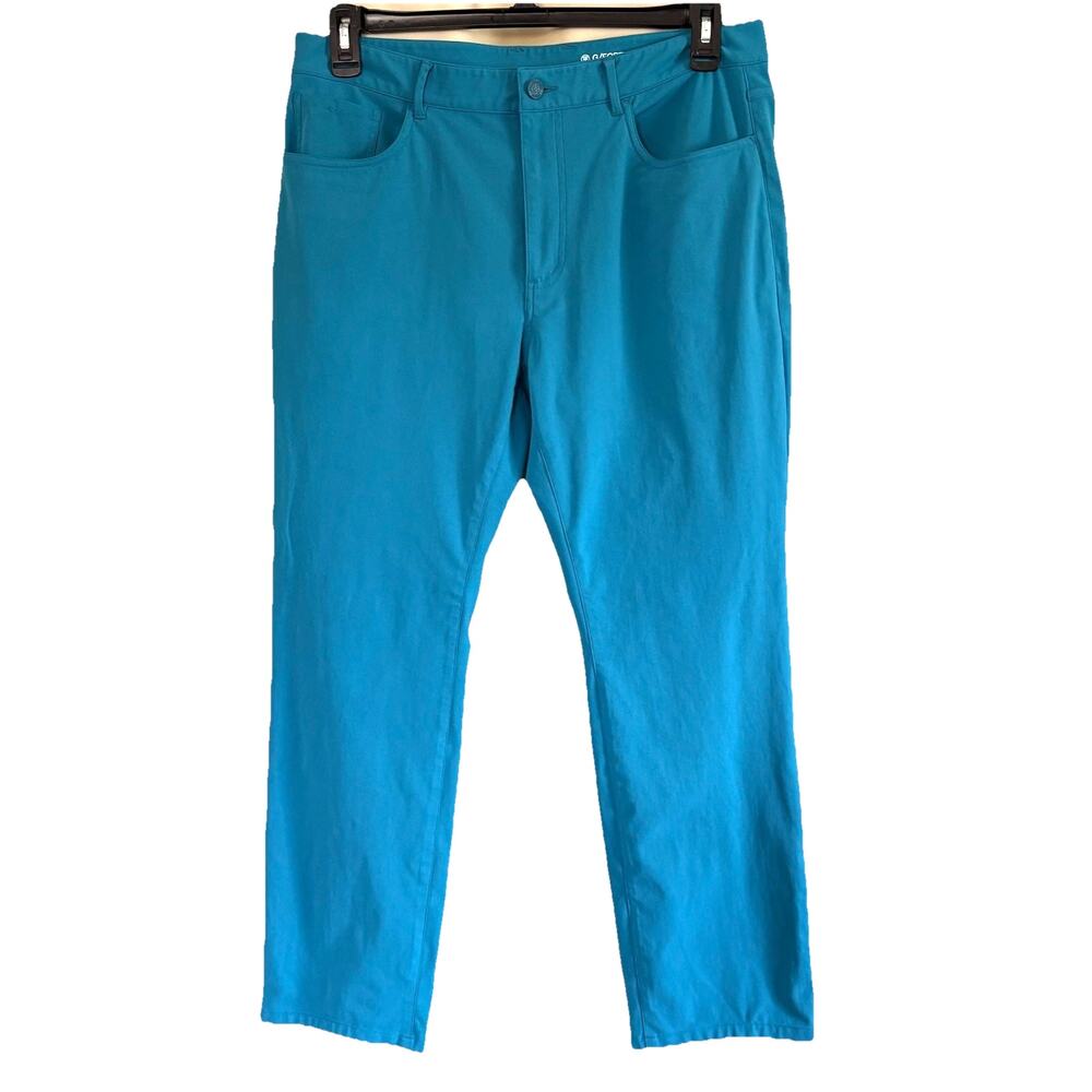 G/FORE Tour 5 Pocket 4 Way Stretch Straight Golf Pants Petrol Blue Men’s 34x27